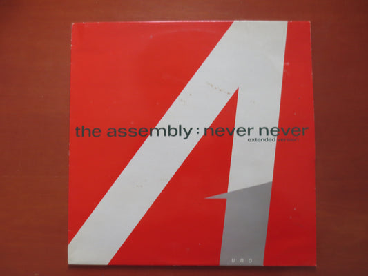 The ASSEMBLY, Never Never, The ASSEMBLY EP, Vintage Vinyl, Record Vinyl, Records, Pop Records, Vinyl Records, 1983 Records