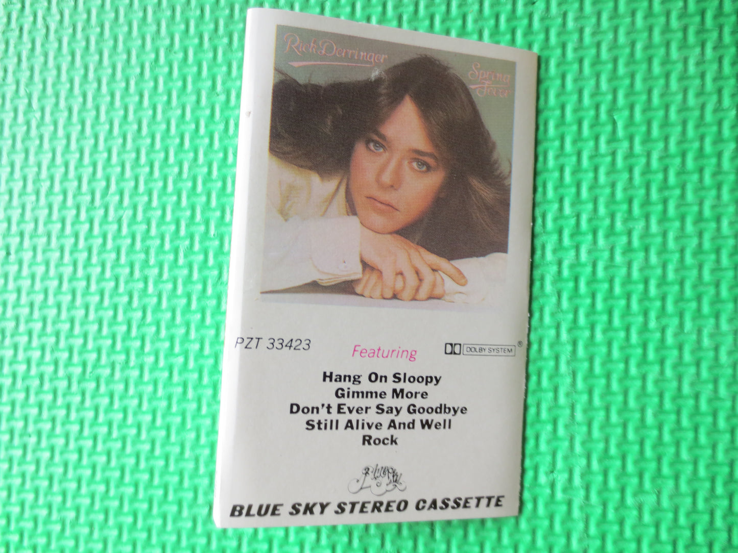 RICK DERRINGER, Tape, Spring FEVER, Rick Derringer Tape, Rick Derringer Album, Tape Cassette, Rock Cassette, Cassette Music