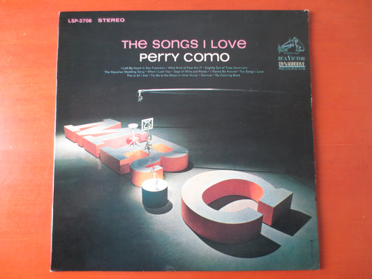 PERRY COMO Album, The Songs I LOVE, Perry Como Vinyl, Vintage Vinyl, Perry Como Lp, Jazz Albums, Vinyl Lp, Lp, 1963 Records