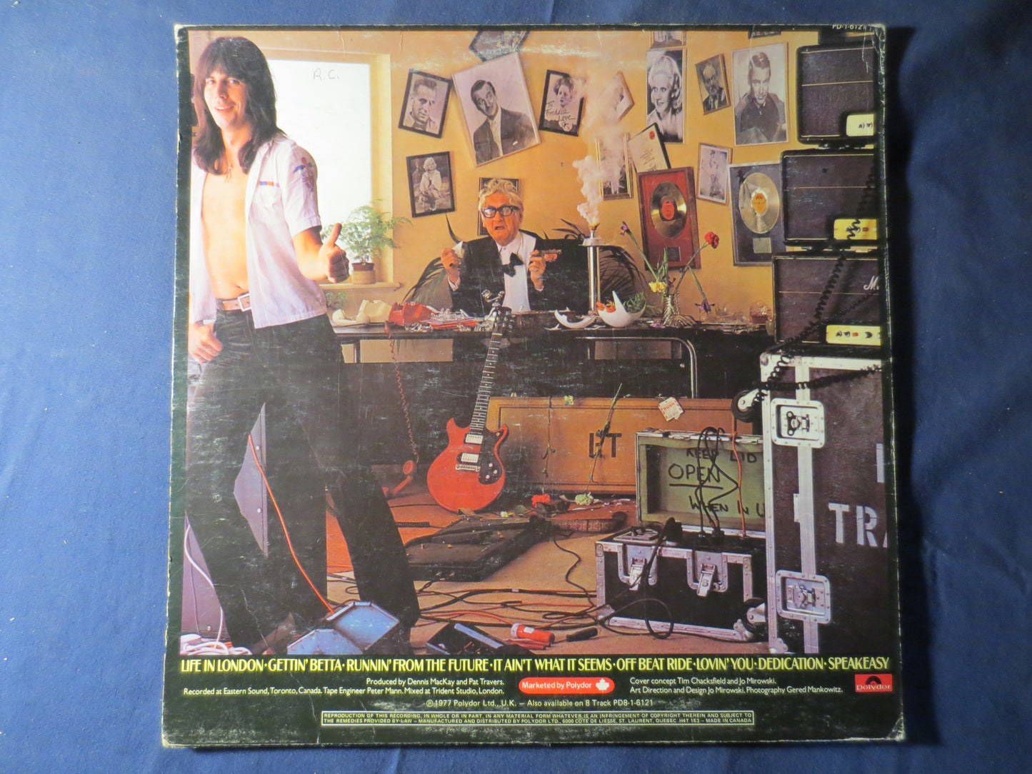 PAT TRAVERS, Putting it STRAIGHT, Pat Travers Record, Rock Record, Pat Travers Album, Pat Travers Lp, Lps, 1977 Records