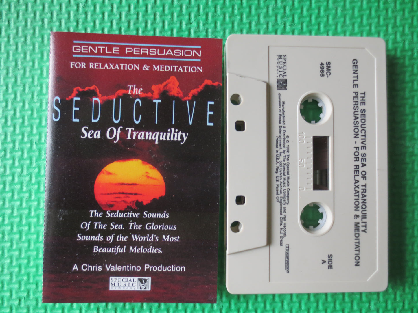 CHRIS VALENTINO, SEDUCTIVE Sea of Tranquility, Chris Valentino Tape, Meditation Tape, Tranquility Tape, Tape Cassette, Tapes