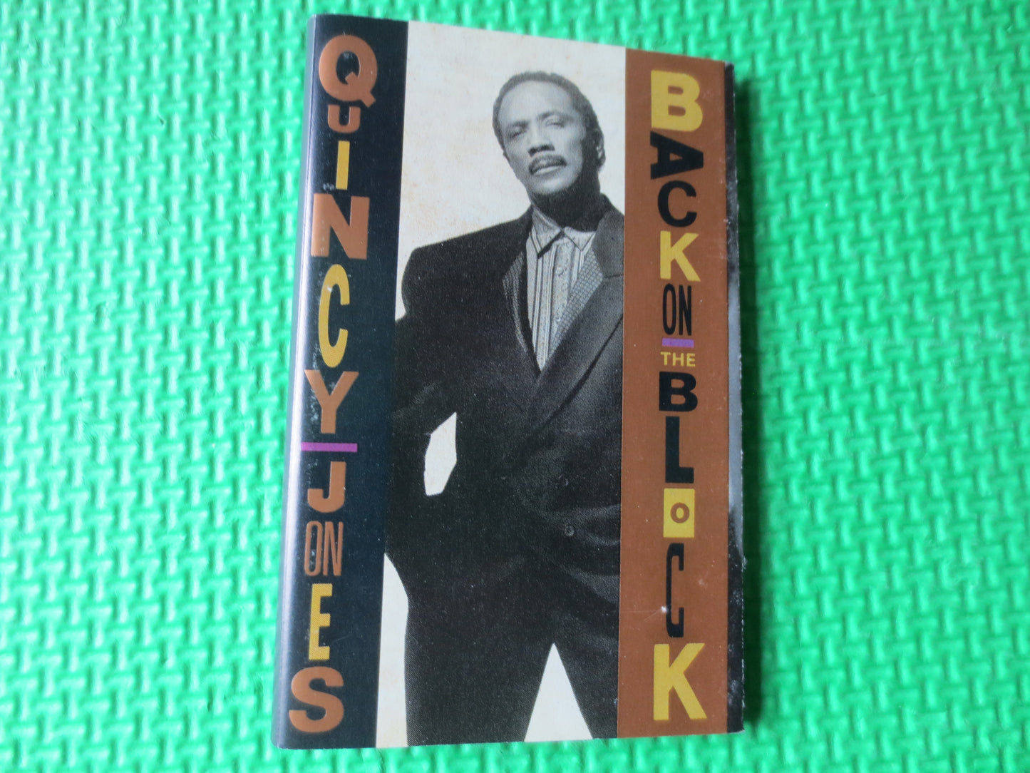 QUNICY JONES, Back on the Block, QUNICY Jones Tape, Quincy Jones Album, Tape Cassette, Jazz Cassette, Tapes, Cassette Music