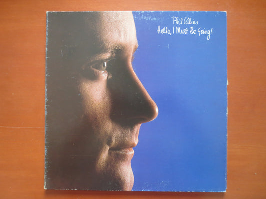 PHIL COLLINS, HELLO I Must Be Going, Phil Collins Record, Rock Record, Phil Collins Album, Phil Collins Lp, 1982 Records