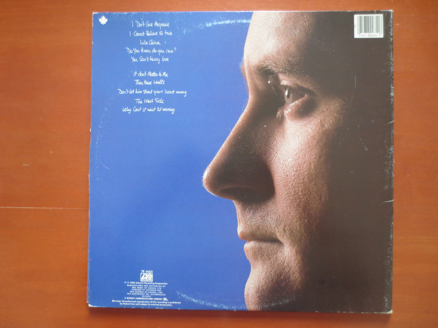 PHIL COLLINS, HELLO I Must Be Going, Phil Collins Record, Rock Record, Phil Collins Album, Phil Collins Lp, 1982 Records