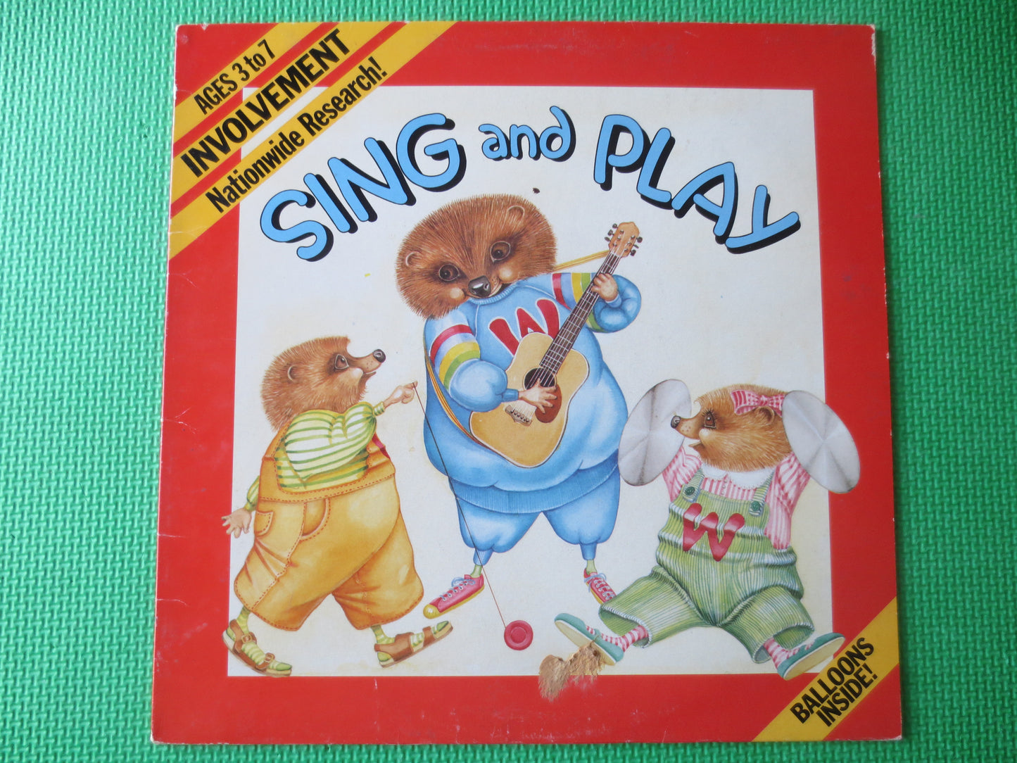 SING and PLAY, CHILDRENS Album, Kids Record, Childrens Record, Kids Album, Childrens Vinyl, Kids Vinyl, Vinyl, 1984 Records