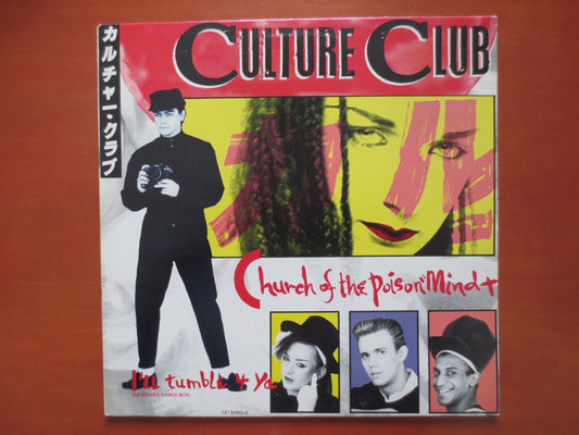 CULTURE CLUB, I'll TUMBLE You, Vintage Vinyl, Record Vinyl, Records, Vinyl Records, Boy George Records, Pop Lp, 1983 Record