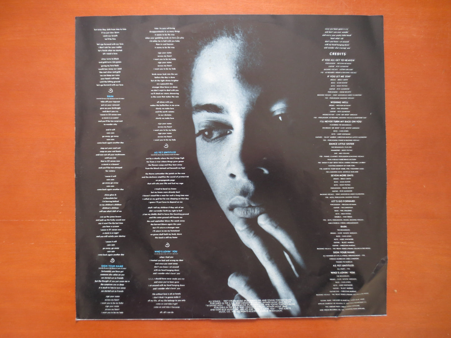 TERENCE TRENT D'ARBY, Debut Album, Pop Album, Soul Album, Pop Vinyl, Soul Vinyl, Dance Album, Soul Lp, Pop Lp, 1987 Records