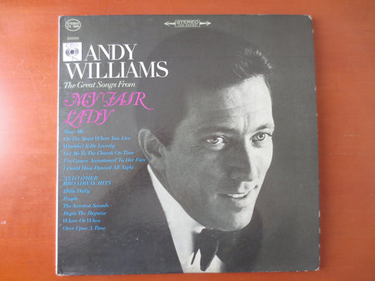 ANDY WILLIAMS, My Fair Lady, ANDY Williams Albums, lp, Andy Williams Vinyl, Vintage Vinyl, Jazz Albums, Vinyl, 1964 Records