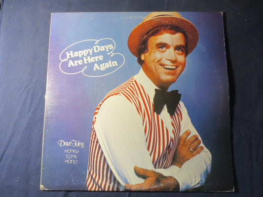 DAVE HOY, HAPPY Days Are Here Again, Ragtime Records, Honky Tonk Records, Dave Hoy Records, Dave Hoy Album, 1970s Records