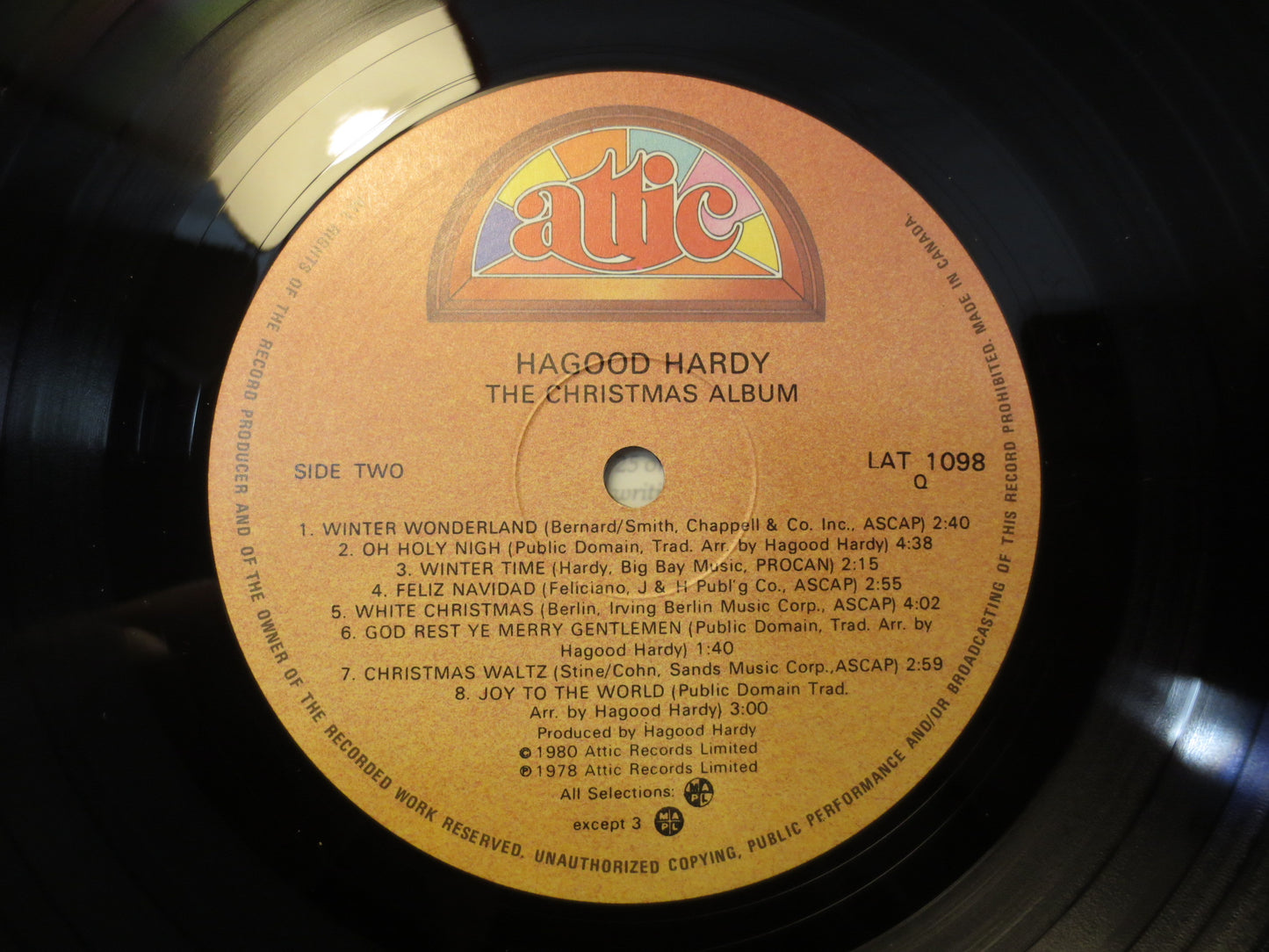 HAGOOD HARDY, CHRISTMAS Album, Hagood Hardy Record, Hagood Hardy Album