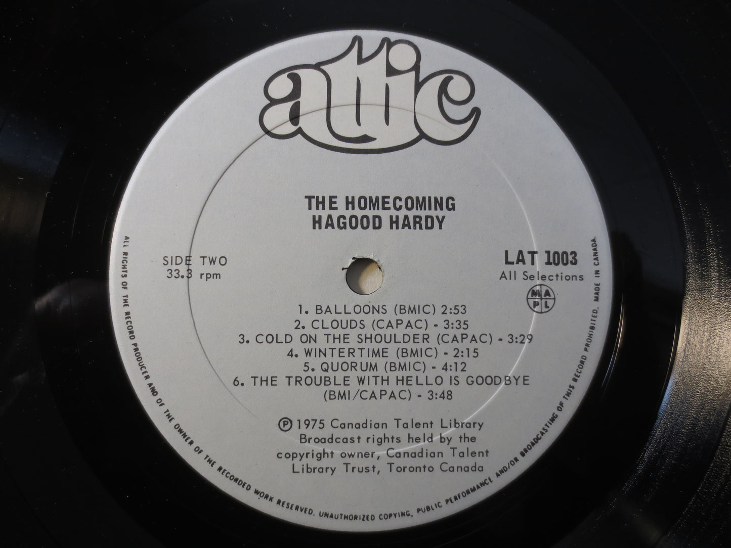 HAGOOD HARDY, HOMECOMING Album, Christmas Songs, Christmas Record, Christmas Vinyl, Christmas Lp, Vinyl, 1975 Records