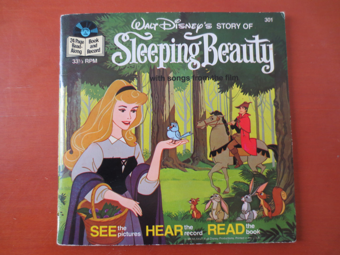 DISNEY Album, SLEEPING BEAUTY, Disneyland Records, Disney Records, Childrens Record, Disney Lp, Kids Lp, lps, 1977 Records