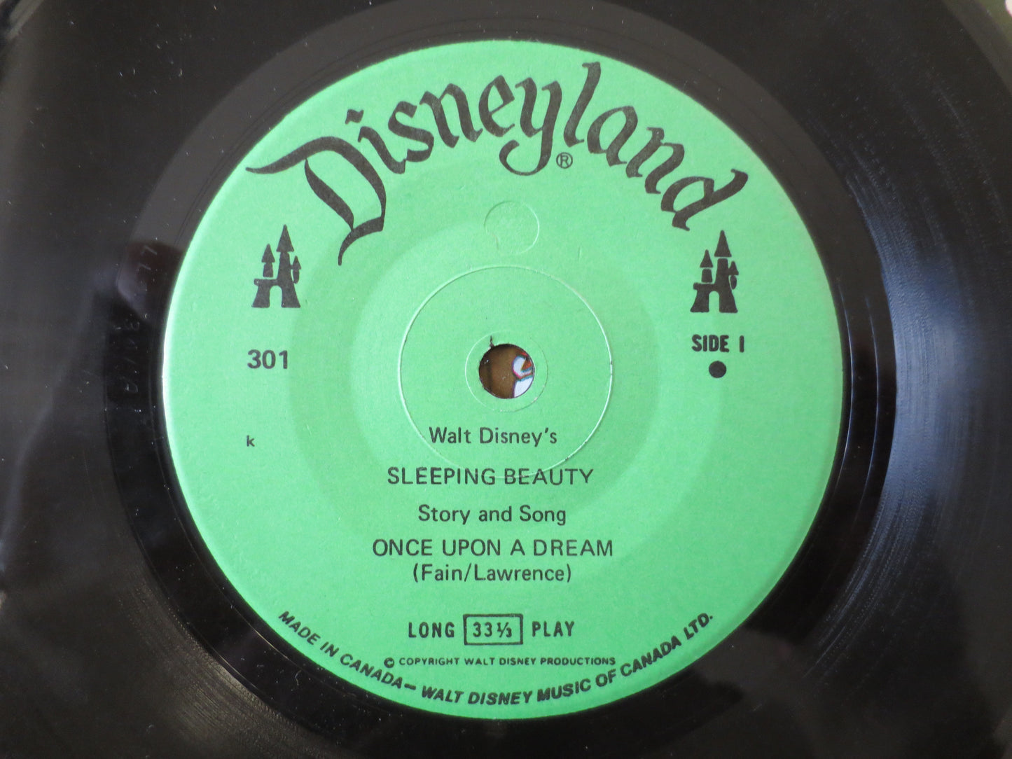 DISNEY Album, SLEEPING BEAUTY, Disneyland Records, Disney Records, Childrens Record, Disney Lp, Kids Lp, lps, 1977 Records