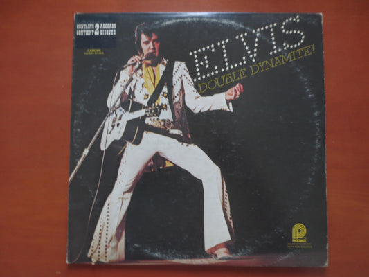 ELVIS PRESLEY,  Double DYNAMITE, Elvis Records, Elvis Albums, Elvis Lps, Records, Vinyl Records, Vinyl Lps, 1975 Records