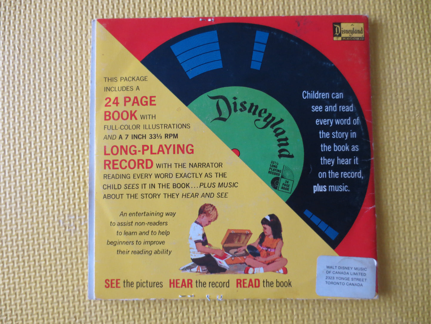 DISNEY Album, MICKEY MOUSE, Disneyland Records, Disney Records, Childrens Record, Disney Lp, Kids Lp, lps, 1968 Records