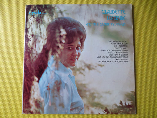 CLAUDETTE LEFEBRE, AUTOGRAPHED, Country Jewels, lps, Vintage Vinyl, Record Vinyl, Records, Country Records, 1972 Records