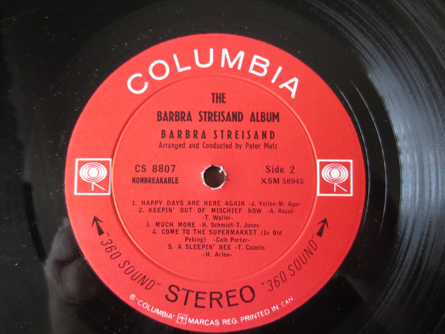 BARBRA STREISAND, DEBUT Record, Barbra Streisand Album, Record Vinyl, Records, Vinyl Record, Vinyl Lp, Lps, 1963 Records
