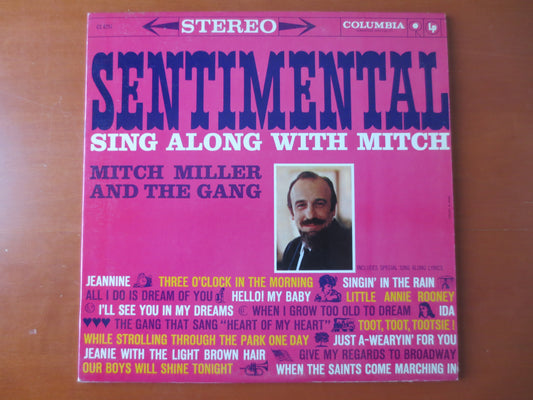 MITCH MILLER, SENTIMENTAL Album, Mitch Miller Albums, Mitch Miller Record, Mitch Miller Lp, Vintage Vinyl, Lps, 1960 Record