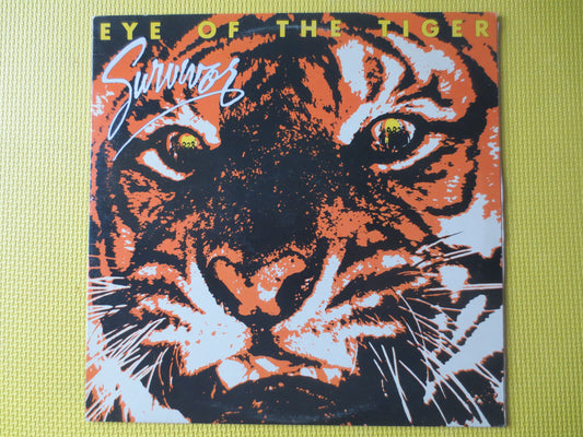 SURVIVOR, EYE of the TIGER, Survivor lps, Vintage Vinyl, Record Vinyl, Vinyl Record, Vinyl lps, Rock Record, 1982 Records