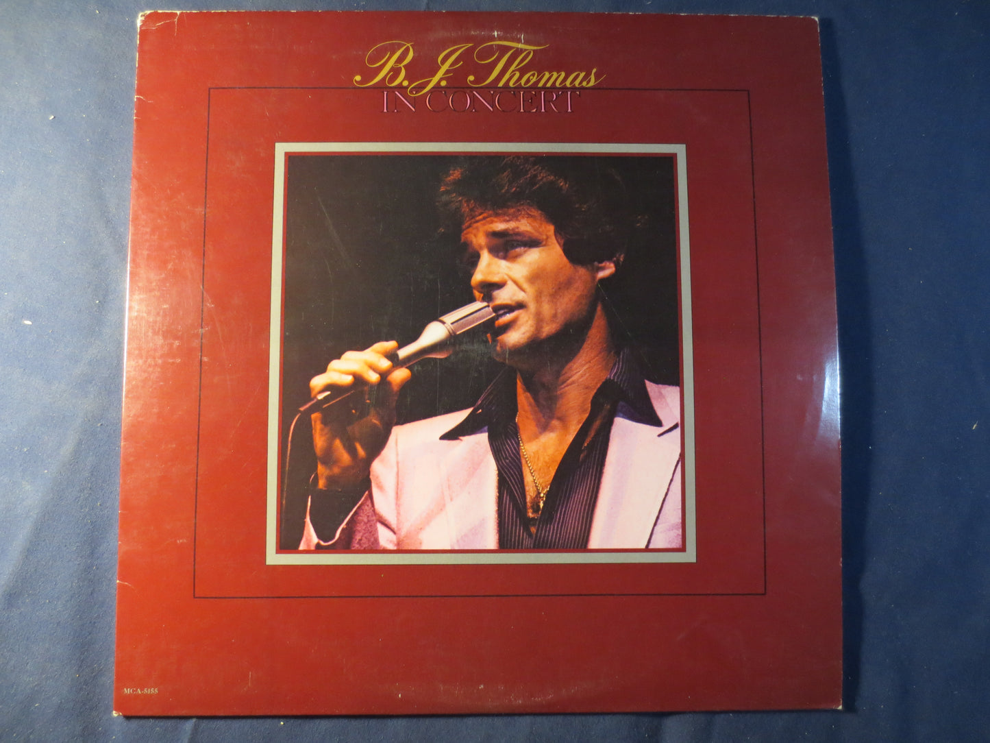 B J THOMAS, In CONCERT, B J Thomas Record, B J Thomas Album, B J Thomas Lp, Vinyl Record, Pop Music, Vinyl Lp, 1980 Records