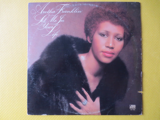 ARETHA FRANKLIN, Let Me In Your Life, ARETHA Franklin lp, Vintage Vinyl, Record Vinyl, Vinyl Record, Vinyl, 1974 Records