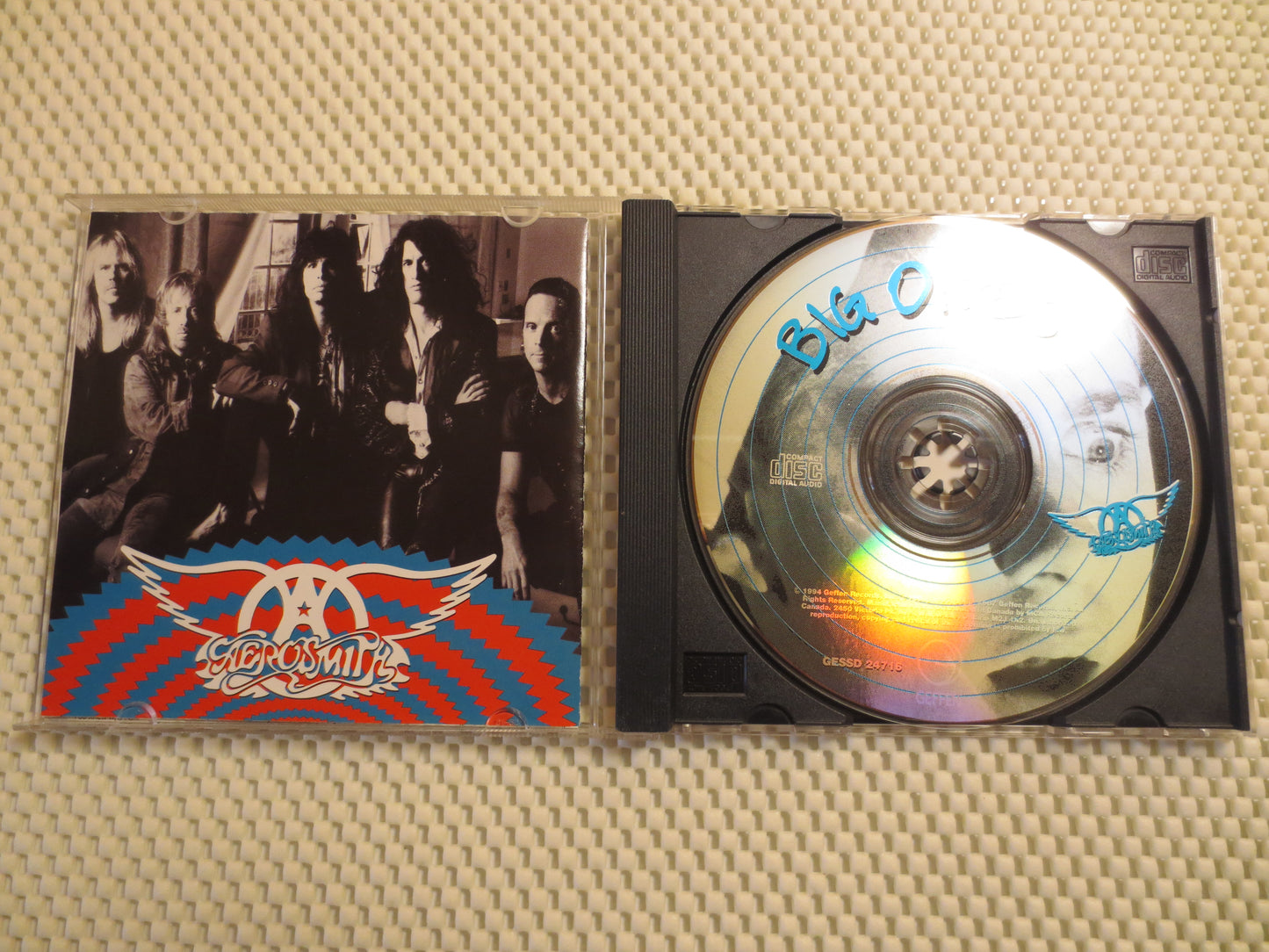 AEROSMITH, BIG Ones, AEROSMITH Cd, Pump Cd, Rock Cd, Aerosmith Lp, Cd Rock, Music Cd, Vintage Compact Disc, 1994 Compact Disc