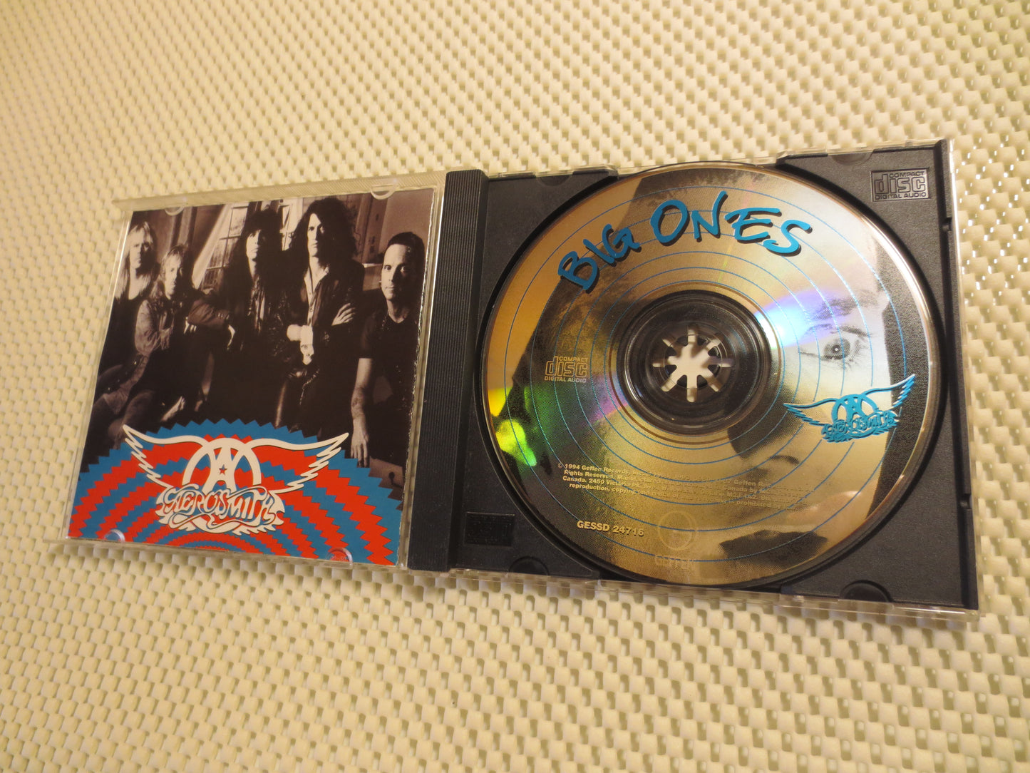 AEROSMITH, BIG Ones, AEROSMITH Cd, Pump Cd, Rock Cd, Aerosmith Lp, Cd Rock, Music Cd, Vintage Compact Disc, 1994 Compact Disc