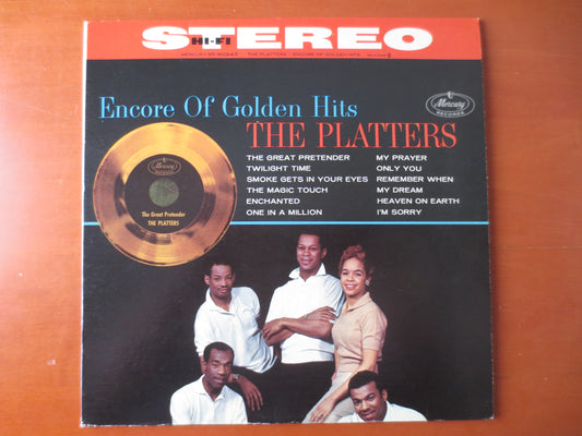 The PLATTERS, GOLDEN HITS Album, Vintage Vinyl, The Platters Vinyl, The Platters Record, The Platters Lp, Lps, 1960 Records