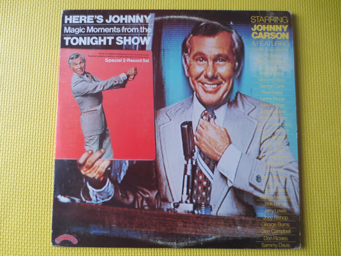 JOHNNY CARSON, JOHNNY CARSON RECORD, Here's Johnny, Johnny Carson Album, Johnny Carson Vinyl, Johnny Carson Lp, Tv Records, 1974 Records