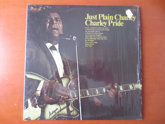 CHARLEY PRIDE, Just Plain CHARLEY, Country Classics, Charley Pride Lp, Vintage Vinyl, Charley Pride Album, Lp, 1970 Records