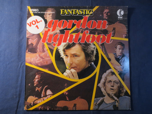 GORDON LIGHTFOOT, FANTASTIC, K-Tel Records, Vintage Vinyl, Record Vinyl, Vinyl Records, Country Records, Lps, 1977 Records