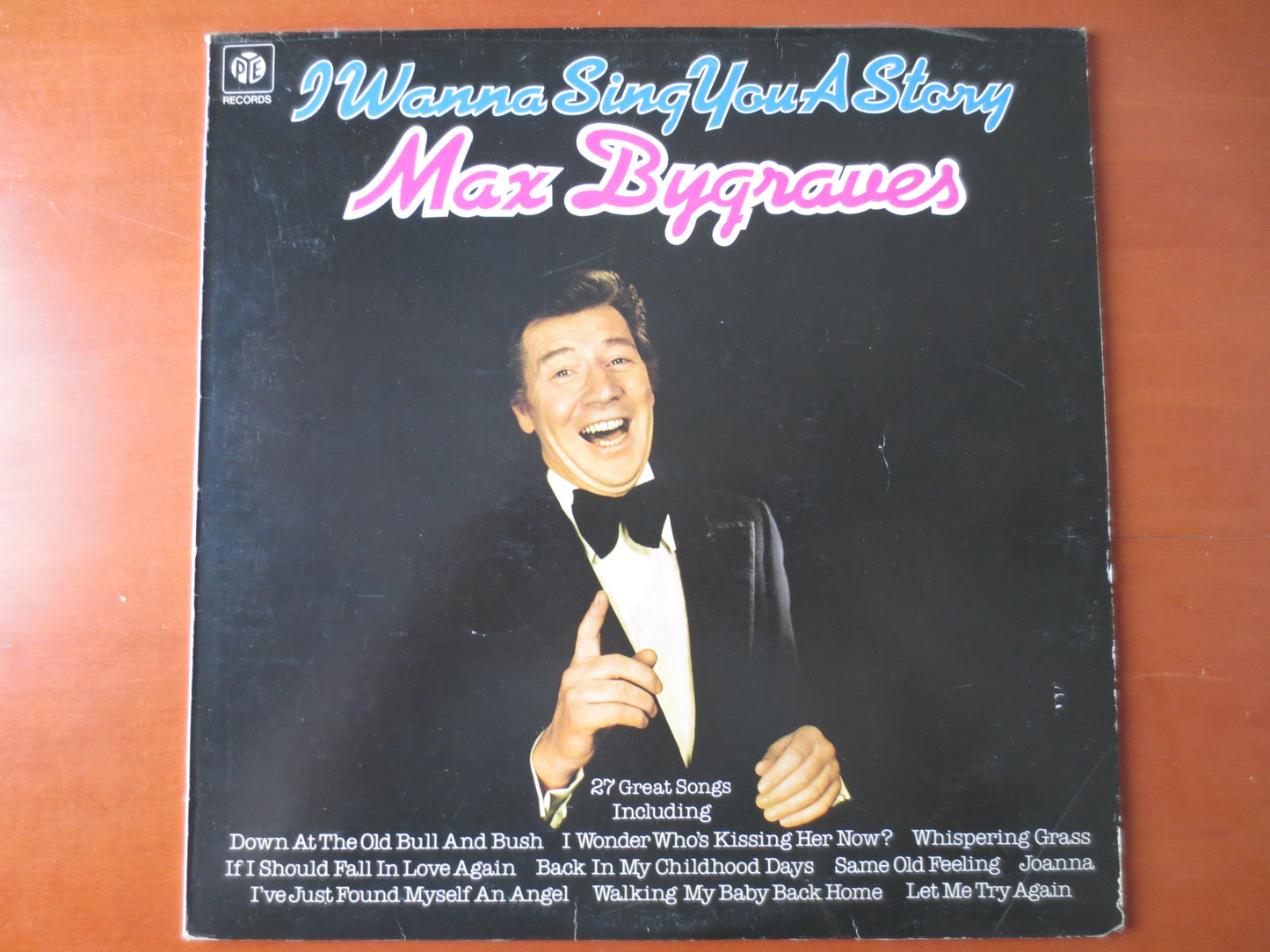 MAX BYGRAVES, I Wanna SING, Max Bygraves Records, Max Bygraves Albums, Ragtime Records, Honky Tonk Album, Lps, 1976 Record