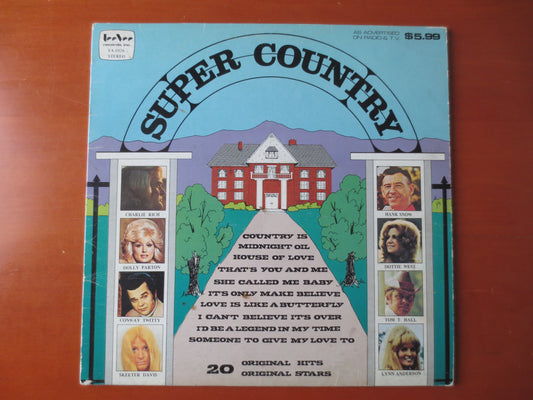 SUPER COUNTRY, Tee Vee Records, COUNTRY Records, Dottie West Records, Record Vinyl, Skeeter Davis Record, Lps, 1975 Records