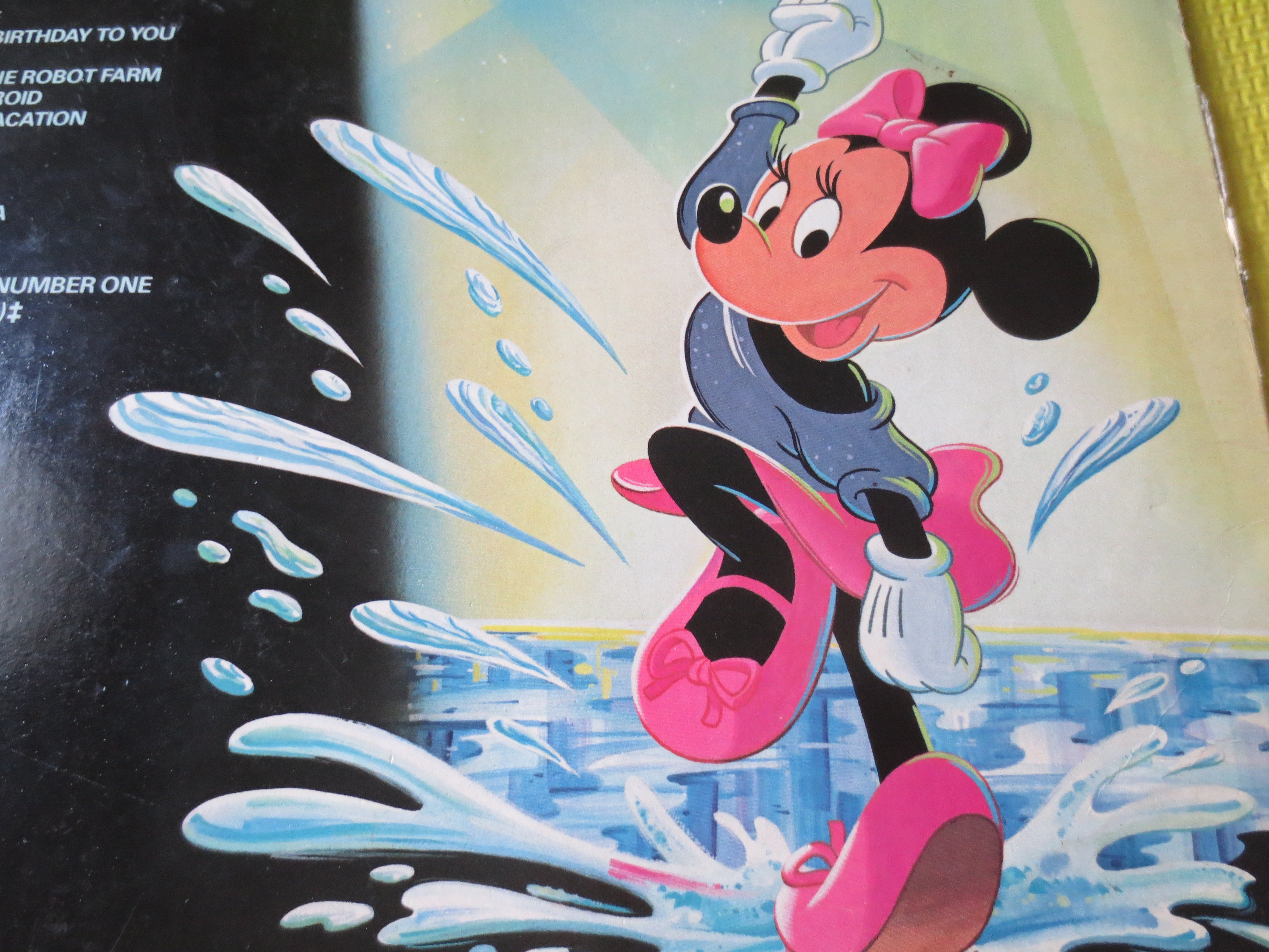 MICKEY MOUSE, SPLASHDANCE, Disney Records, Children's Records 