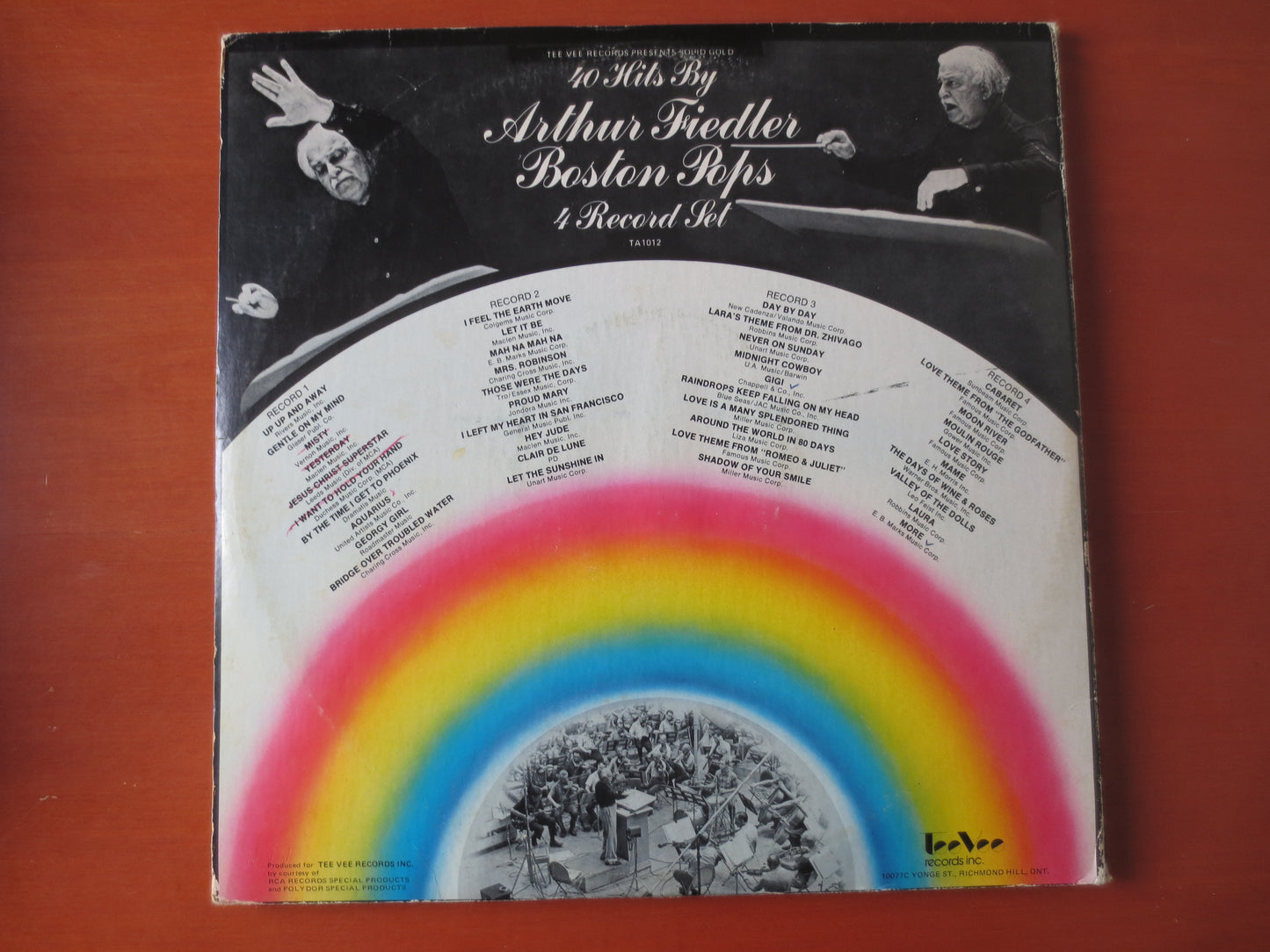 ARTHUR FIEDLER, With the Boston Pops Orchestra, 4 Classical Albums, Jazz Records, Vintage Vinyl, Record Vinyl, 1973 Records