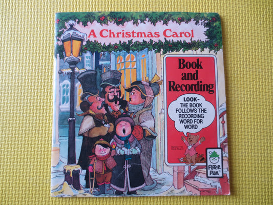 A CHRISTMAS CAROL, PETER Pan Records, Childrens Records, Childrens Albums, Kids lps, Kids Album, Childrens lp, 1981 Records