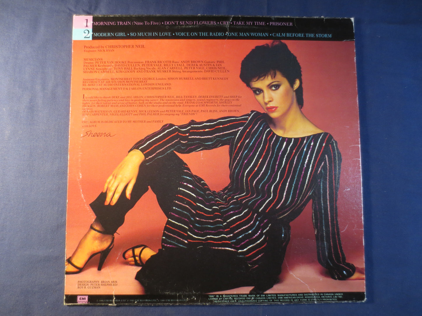 SHEENA EASTON, FIRST Records, Sheena Easton Record, Sheena Easton Album, Sheena Easton Lp, Pop Records, Lps, 1981 Records