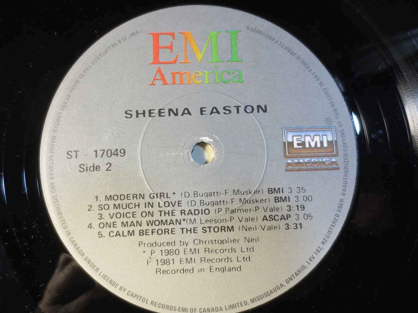 SHEENA EASTON, FIRST Records, Sheena Easton Record, Sheena Easton Album, Sheena Easton Lp, Pop Records, Lps, 1981 Records