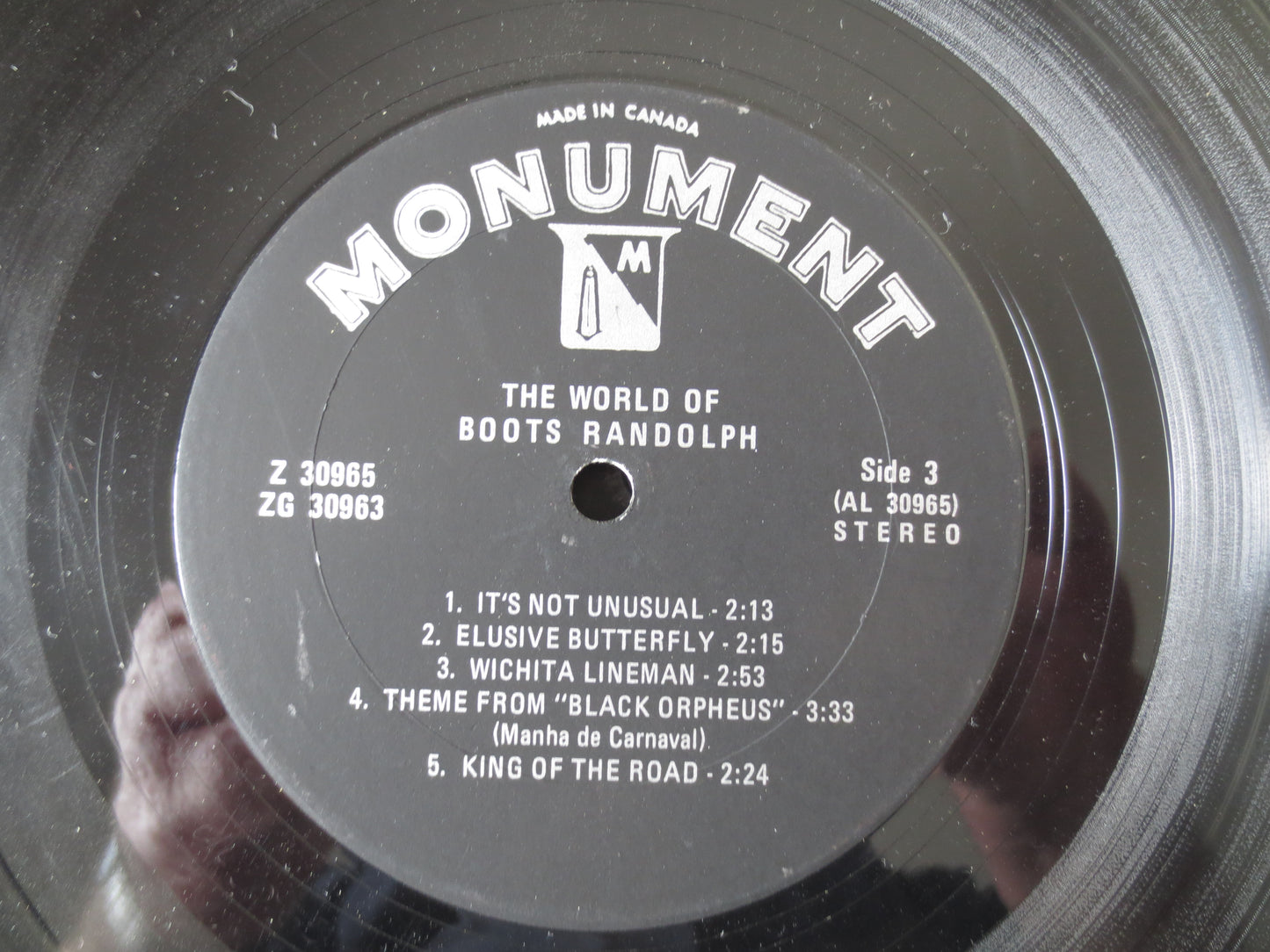 BOOTS RANDOLPH, The World of, Jazz Records, Jazz Vinyl, Vintage Vinyl, Record Vinyl, Vinyl Records, Jazz Lp, 1971 Records