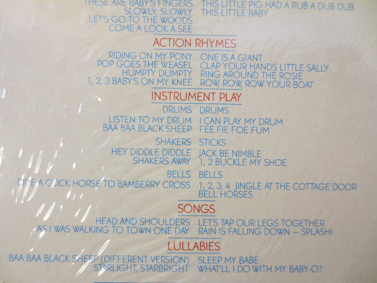 BOB McGrath, The BABY RECORD, Baby Album, Baby Vinyl, Baby Lp, Childrens Record, Kids Record, Kids Lp, 1983 Records