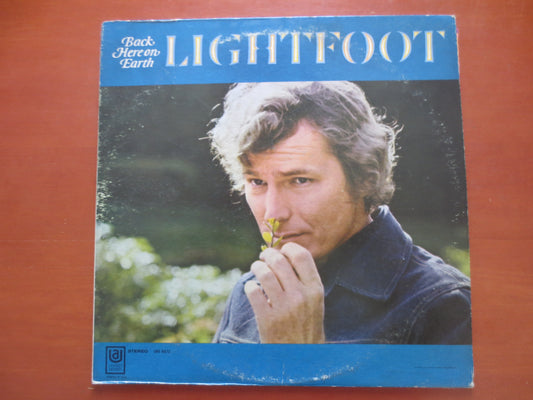 GORDON LIGHTFOOT, BACK Here on Earth,  Country Records, Country Vinyl, Record Vinyl, Records, Vinyl Records, 1968 Records