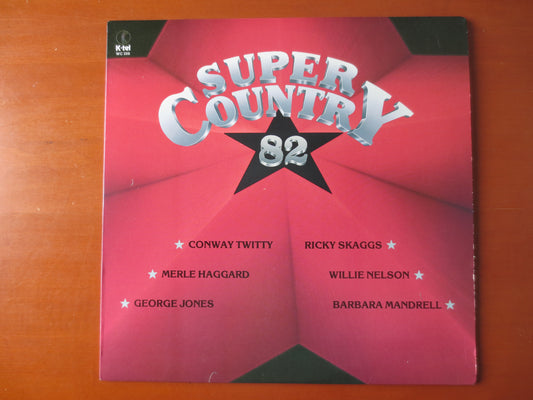 K-Tel RECORDS, SUPER COUNTRY, K-Tel Album, K-Tel Vinyl, K-Tel Lp, Country Record, Country Lp, Vintage Vinyl, 1982 Records