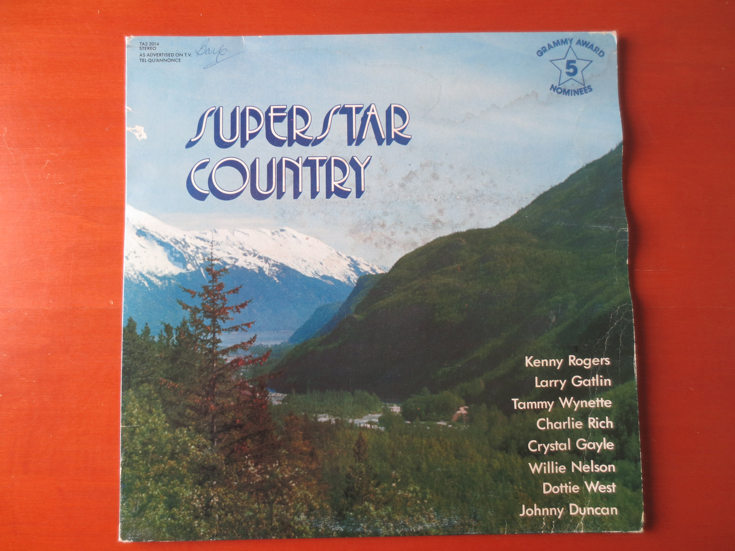 COUNTRY RECORDS, SUPERSTAR Country, Country Albums, Country Music, Country Lp's, Vinyl Record, Larry Gatlin, 1979 Records