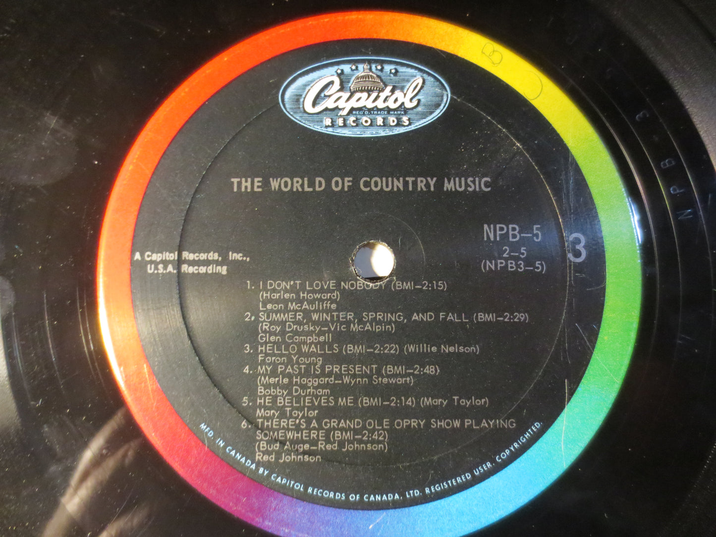 The WORLD of COUNTRY MUSIC, Double Record, Country Record, Vintage Vinyl, Record Vinyl, Records, Vinyl Record, 1965 Records