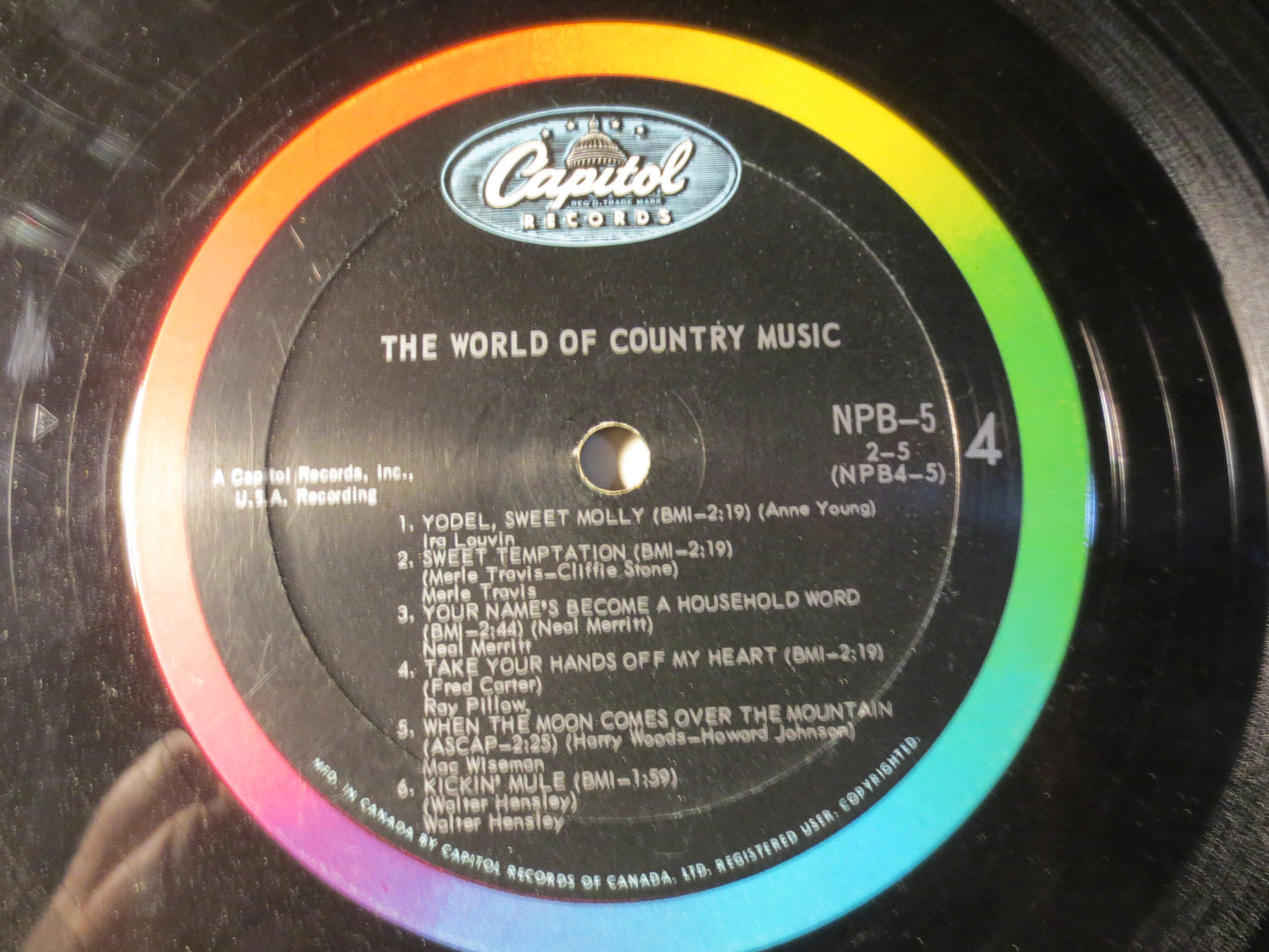 The WORLD of COUNTRY MUSIC, Double Record, Country Record, Vintage Vinyl, Record Vinyl, Records, Vinyl Record, 1965 Records