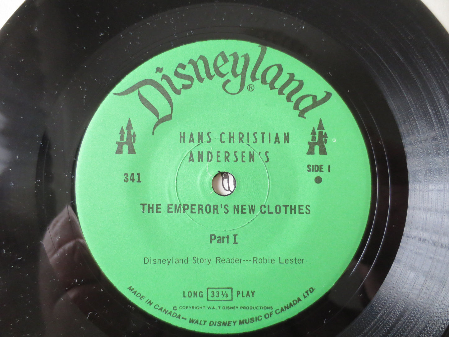 The EMPEROR'S NEW CLOTHES, Disney Record, Disneyland Records, Disney Album, Disney Vinyl, Kids Record, Vinyl, 1970 Records