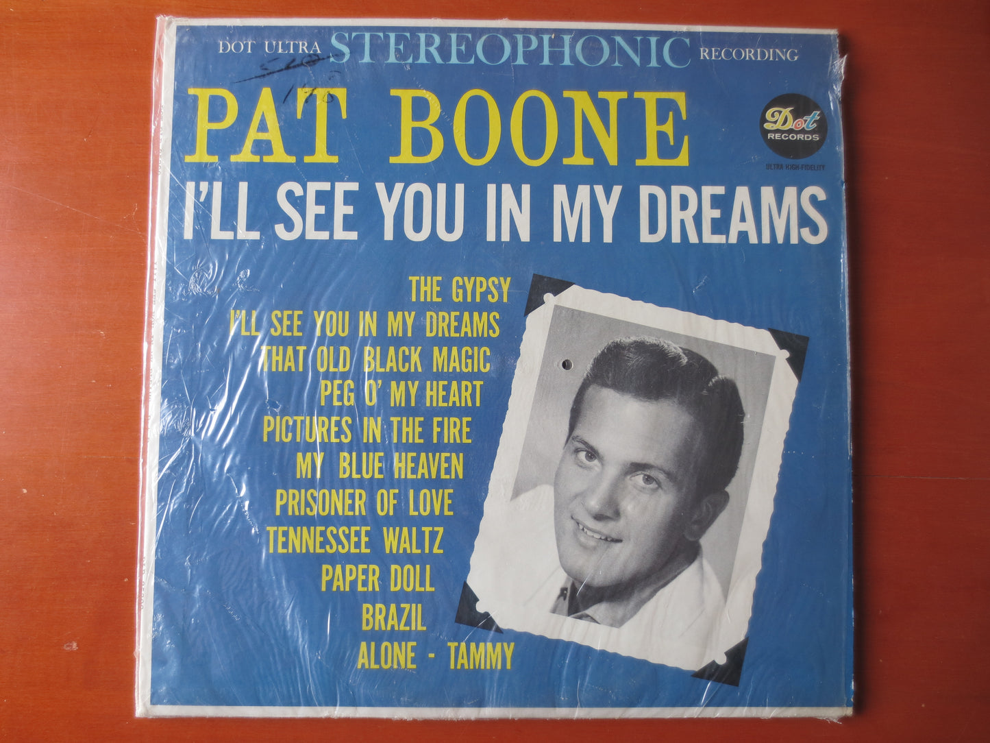 PAT BOONE, I'll See YOU, In My Dreams, Pat Boone Record, Pat Boone Album, Pat Boone Lp, Pop Record, Pop Album, 1962 Records