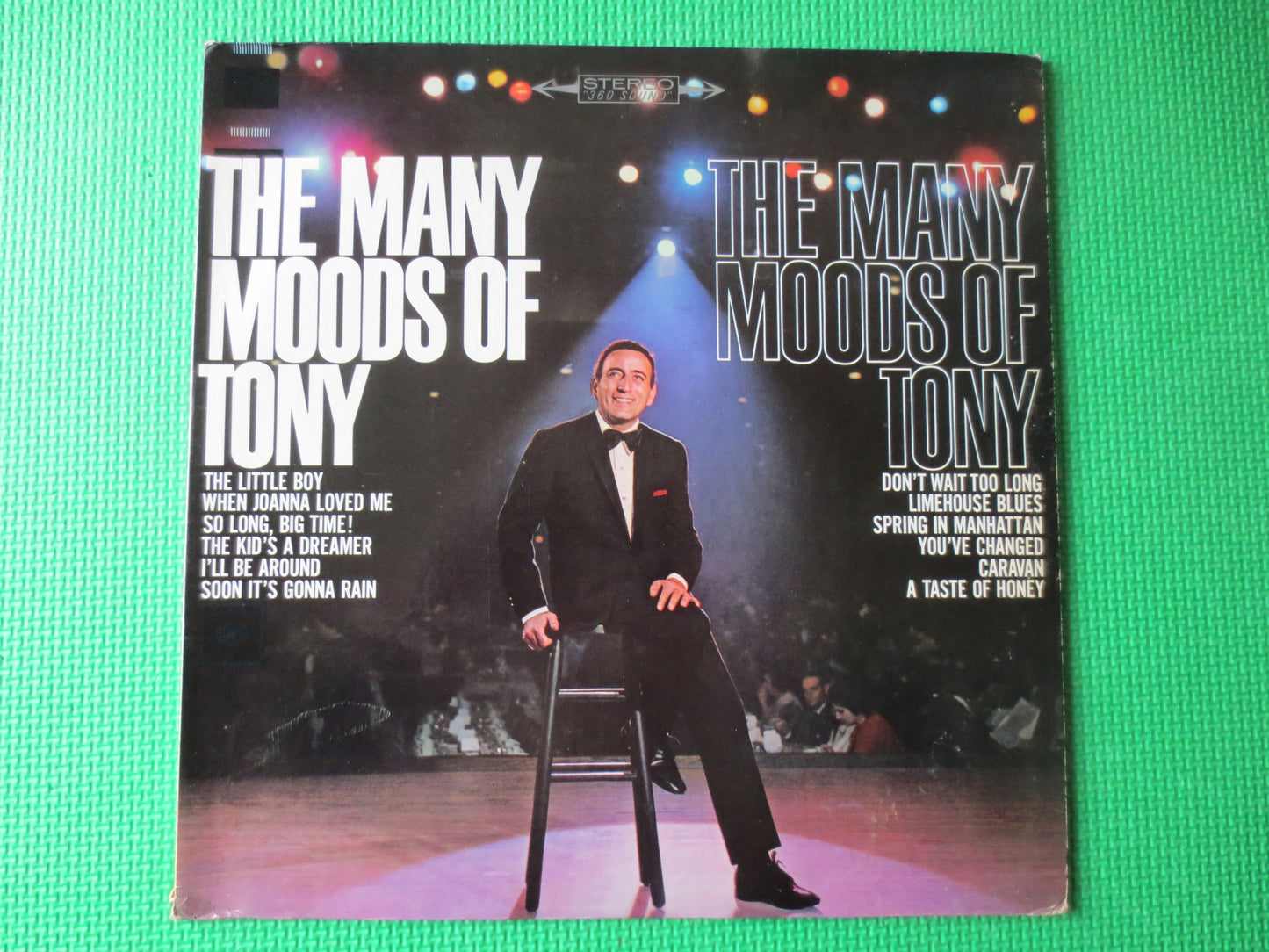 TONY BENNETT, Many MOODS of Tony, Tony Bennett Record, Tony Bennett lps, Tony Bennett Album, Jazz Record, Lps, 1977 Records