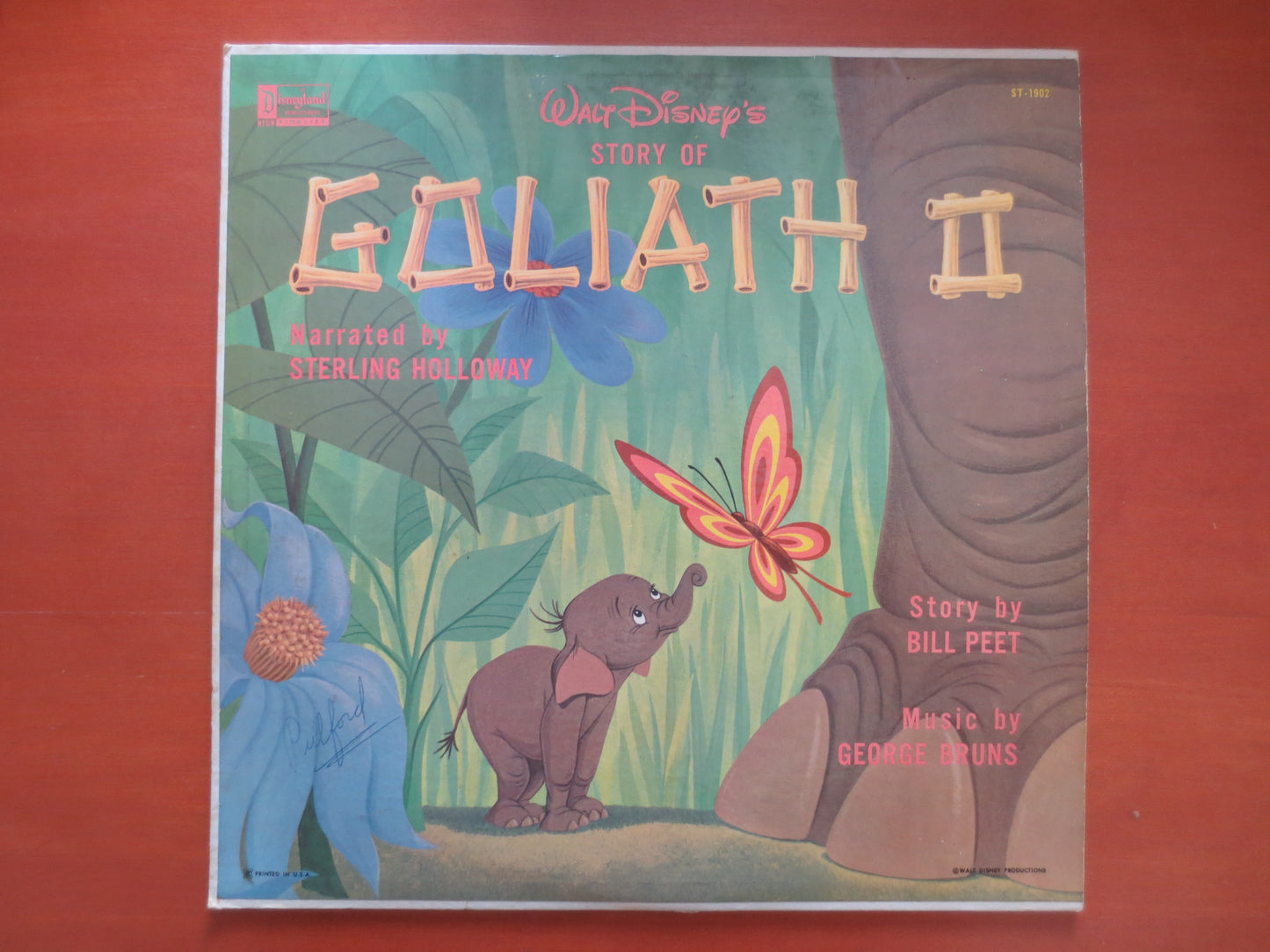 DISNEY Album, GOLIATH Album, DISNEYLAND Records, Disney Records, Childrens Record, Disney Lp, Kids Vinyl, Lps, 1965 Records