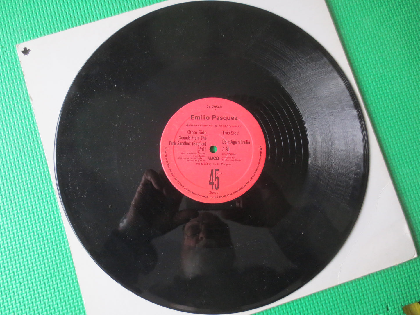 BATMAN, EMILIO PASQUEZ, Vintage Vinyl, Record Vinyl, Batman Record, Vinyl Record, Vinyl lps, lps, Rock Record, 1988 Records